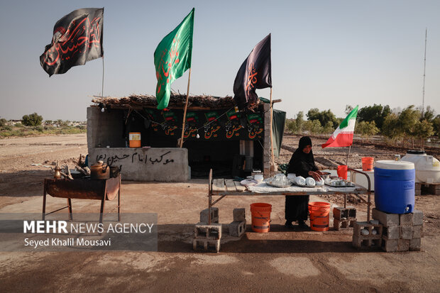 موکب‌های روستایی در راه حسین(ع)