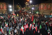 آئین وداع با سه شهید مدافع وطن در زنجان