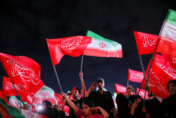 تشییع ۲ شهید مدافع امنیت در اجتماع مردمی کرمانشاه