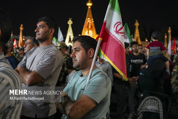 وداع با پیکر شهید سرتیپ دوم خلبان مجید کاظمی در شیراز