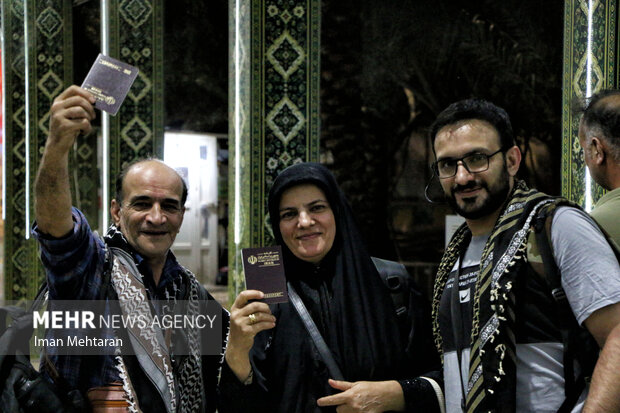 تردد زوار اربعین حسینی در مرز خسروی