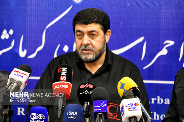 بازدید رئیس جمعیت هلال‌احمر از پایگاه‌های امدادی مرز خسروی و منذریه