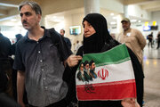 مشهد در مسیر اربعین؛ اعزام زائران خراسانی از فرودگاه شهید هاشمی‌نژاد