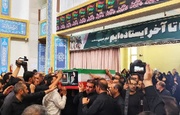 آیین وداع با پیکر شهید «محمود ملاجباری» در تبریز برگزار شد