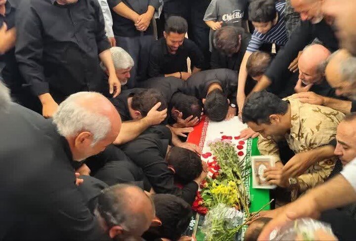 آیین وداع با پیکر شهید «محمود ملاجباری» در تبریز برگزار شد