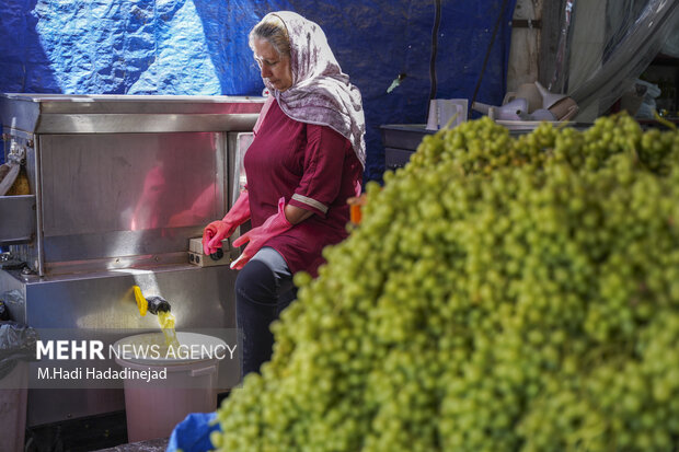 آبغوره‌گیری سنتی در شیراز