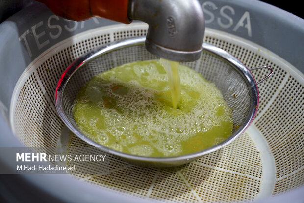 آبغوره‌گیری سنتی در شیراز