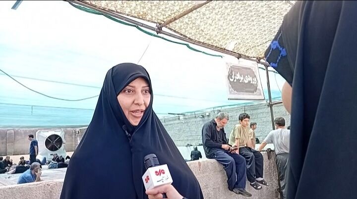 موکب پیامبر اعظم (ص) پناه خستگی زائران اربعین در ورودی شهر سنندج است