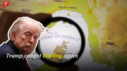 Trump caught bluffing again