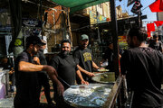 تداوم خدمت‌رسانی موکب سازمان رفاه اجتماعی در زرباطیه