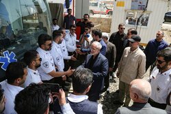بازدید رئیس ستاد مرکزی اربعین کشور از مرز باشماق مریوان