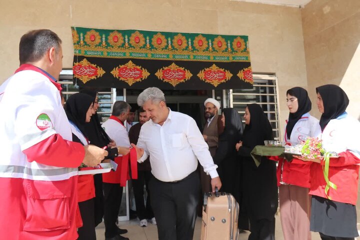 خدمت‌رسانی تیم درمانی جمعیت هلال‌احمر چهارمحال‌وبختیاری در کربلا