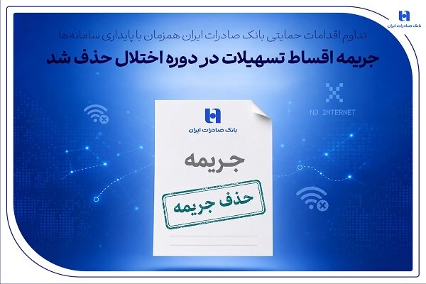 تداوم اقدامات حمایتی بانک صادرات ایران همزمان با پایداری سامانهها تداوم اقدامات حمایتی بانک صادرات ایران همزمان با پایداری سامانهها