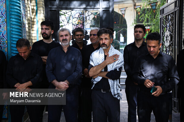 تشییع پیکر مطهر جانباز شهید قربانعلی مرگان در بجنورد