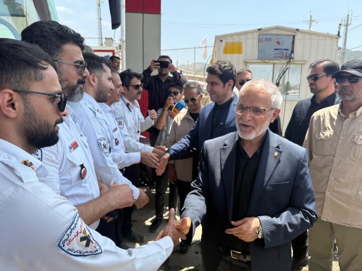 بازدید رئیس ستاد مرکزی اربعین کشور از مرز باشماق مریوان بازدید رئیس ستاد مرکزی اربعین کشور از مرز باشماق مریوان
