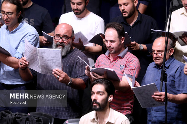 آماده سازی ارکستر سمفونیک تهران برای اجرای پروژه «خسوف»