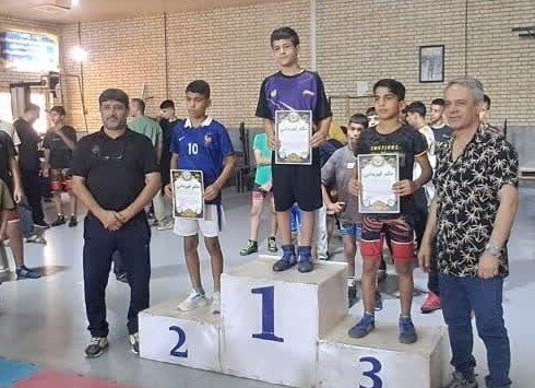 مسابقات استعدادهای برتر کشتی نونهالان در بوشهر برگزار شد