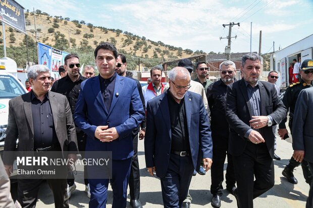 بازدید رئیس ستاد مرکزی اربعین کشور از مرز باشماق مریوان
