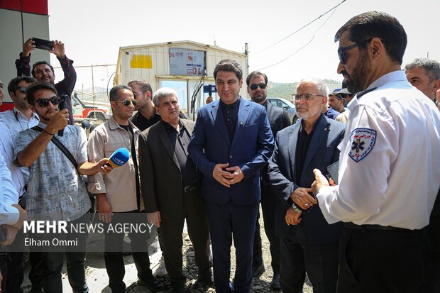 بازدید رئیس ستاد مرکزی اربعین کشور از مرز باشماق مریوان
