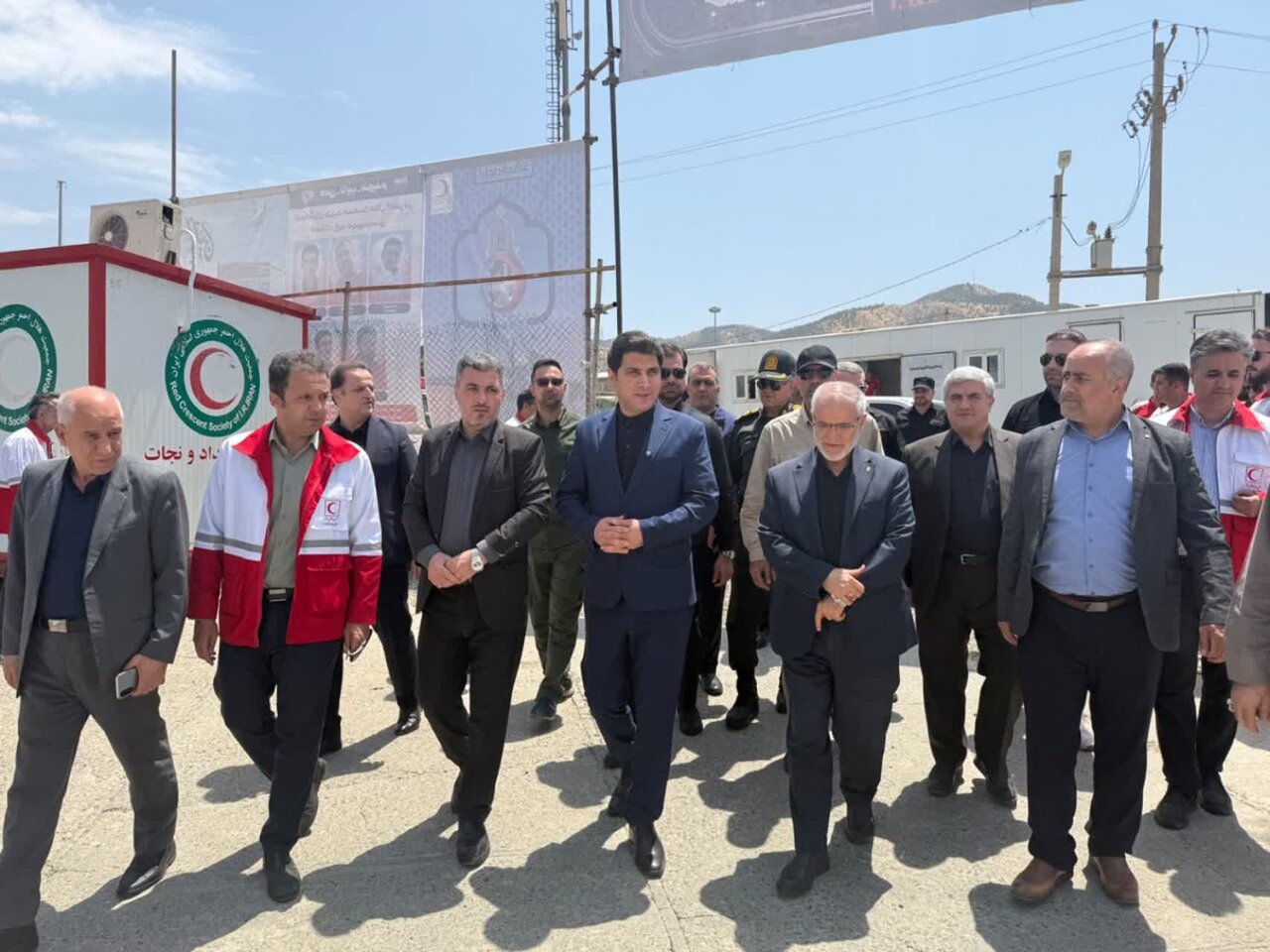 بازدید رئیس ستاد مرکزی اربعین کشور از مرز باشماق مریوان