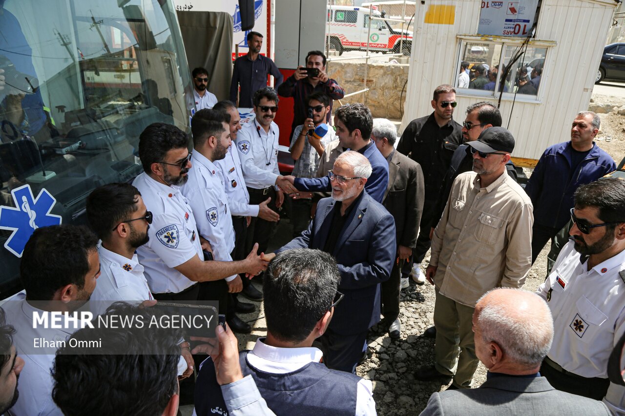 بازدید رئیس ستاد مرکزی اربعین کشور از مرز باشماق مریوان