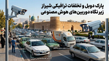 پارک دوبل و تخلفات ترافیکی شیراز زیر نگاه دوربین‌های هوش مصنوعی