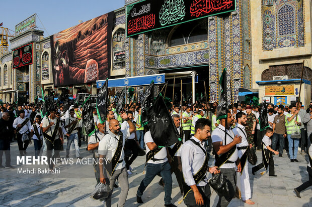 عزاداری قبیله «بنی‌عامر» در بین‌الحرمین  