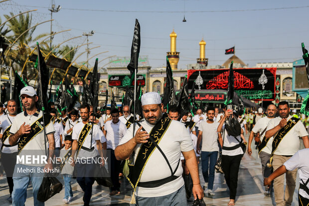 عزاداری قبیله «بنی‌عامر» در بین‌الحرمین  