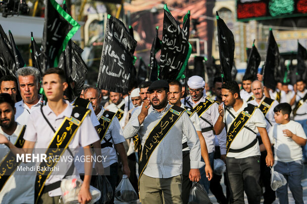 عزاداری قبیله «بنی‌عامر» در بین‌الحرمین  