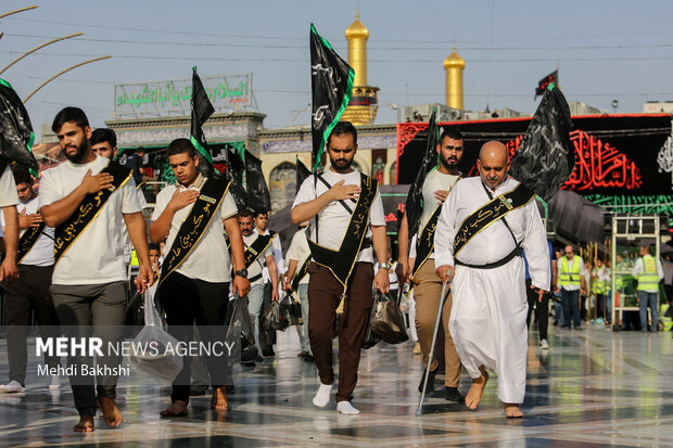 عزاداری قبیله «بنی‌عامر» در بین‌الحرمین  