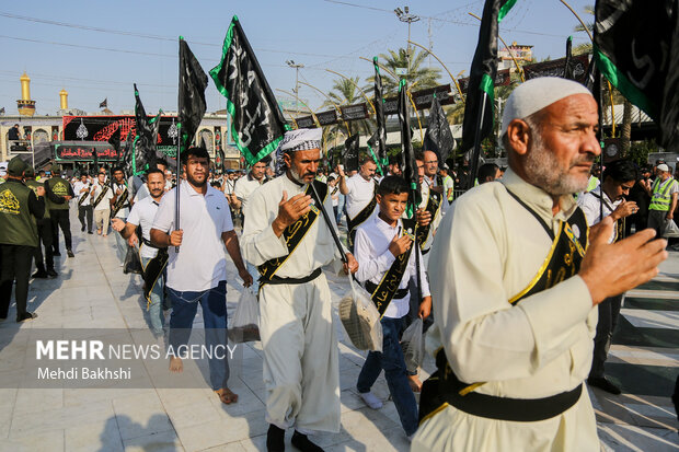 عزاداری قبیله «بنی‌عامر» در بین‌الحرمین  