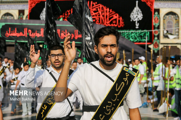 عزاداری قبیله «بنی‌عامر» در بین‌الحرمین  