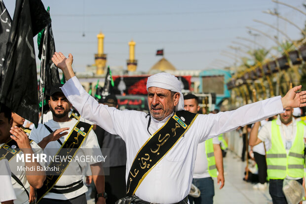 عزاداری قبیله «بنی‌عامر» در بین‌الحرمین  