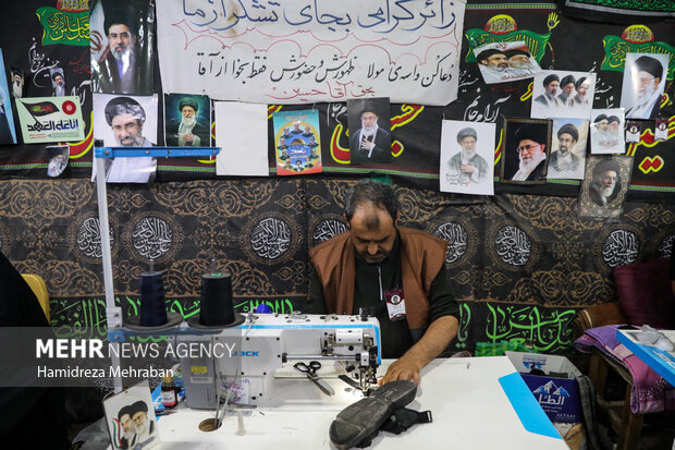 خدمت در راه حسین(ع)