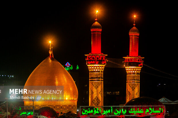 عزاداری دل‌دادگان حسینی در کربلا