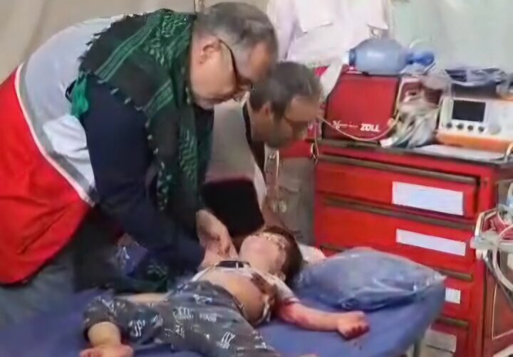 نجات جان کودک عراقی توسط تیم پزشکی هلال‌احمر آذربایجان‌شرقی