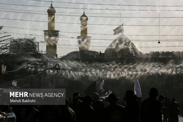 عزاداری دل‌دادگان حسینی در کربلا