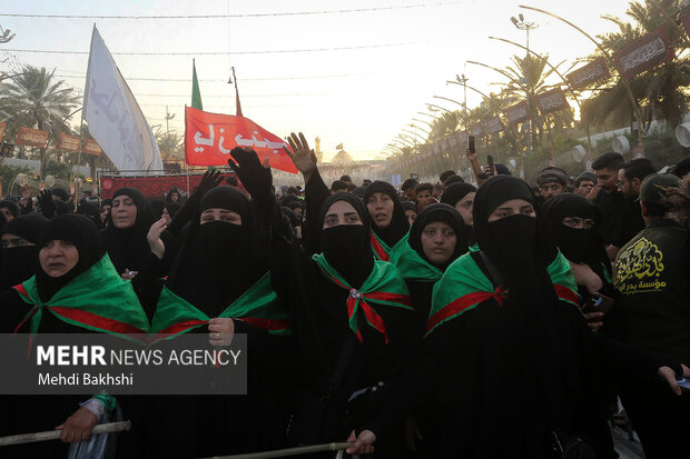 عزاداری دل‌دادگان حسینی در کربلا