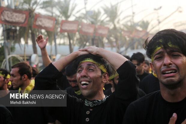 عزاداری دل‌دادگان حسینی در کربلا
