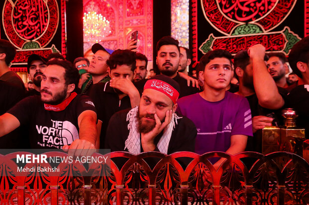 عزاداری دل‌دادگان حسینی در کربلا