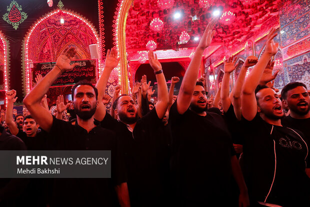 عزاداری دل‌دادگان حسینی در کربلا