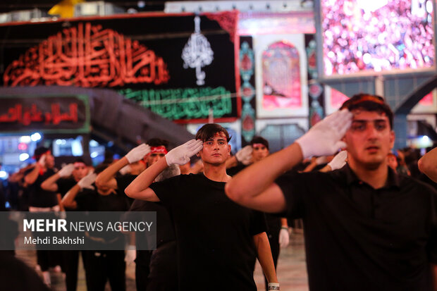 عزاداری دل‌دادگان حسینی در کربلا