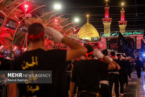 عزاداری دل‌دادگان حسینی در کربلا