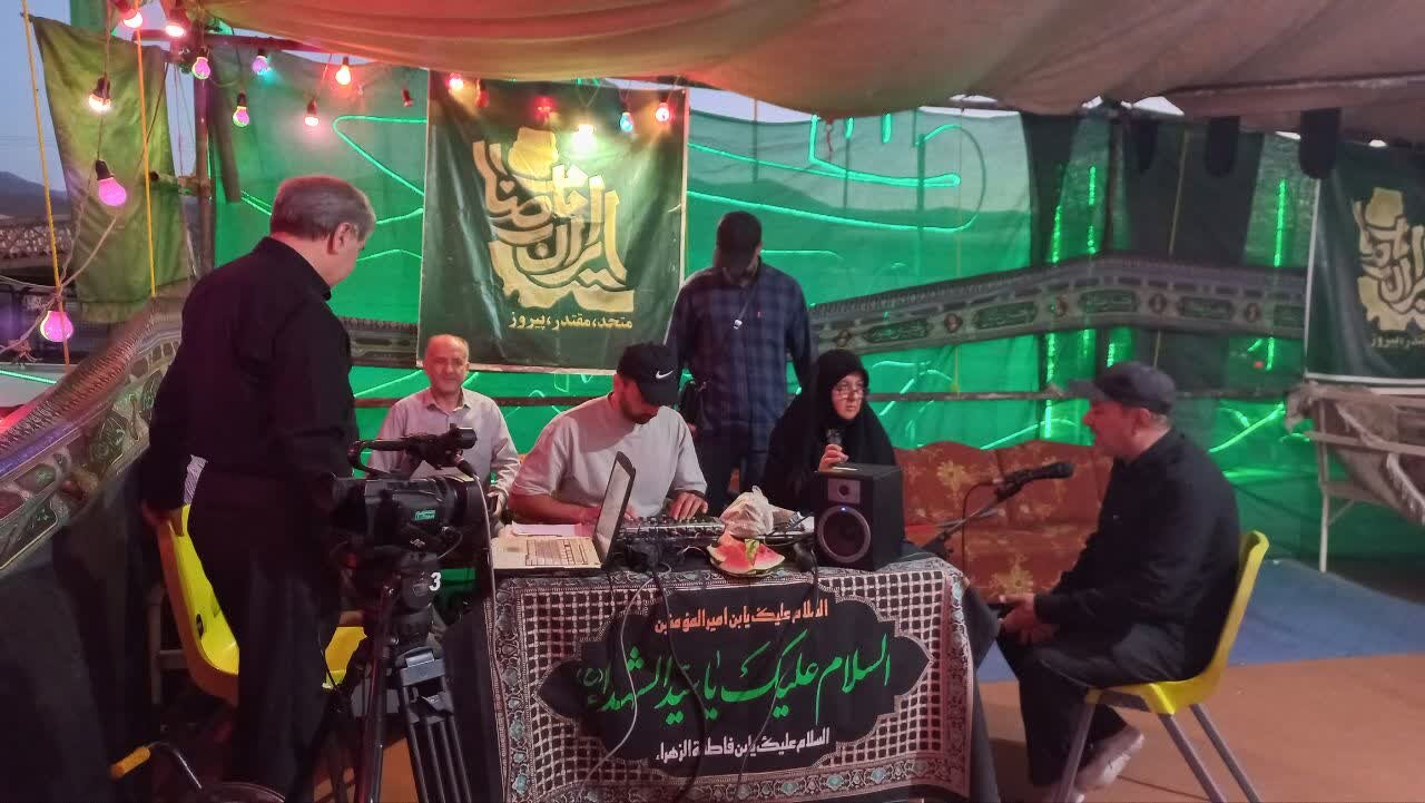 دلدادگی زائران و خادمان در موکب امام رضا(ع) همدان
