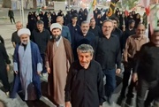 راهپیمایی شبانه مردم انقلابی آبدان