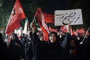تداوم تجمع‌های شبانه در گالیکش با حضور پرشور مردم
