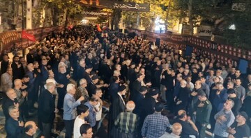 مراسم جاماندگان اربعین حسینی در شهرستان لاهیجان 
