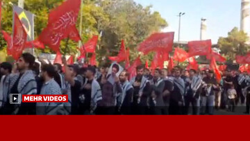 هیئت دانشجویی دانشگاه تهران راهی مقتل رهبر شهید شدند