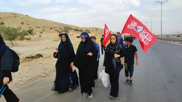 راهپیمایی جاماندگان اربعین گچساران
