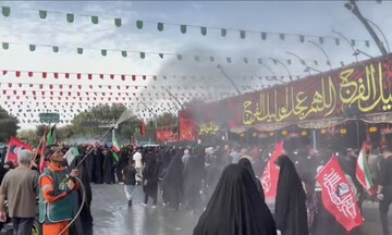 İsfahan'da Erbain Yürüyüşü etkinliği
